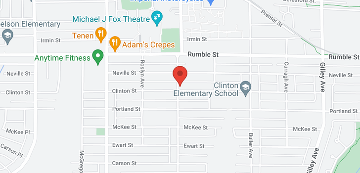 map of 5619 CLINTON STREET